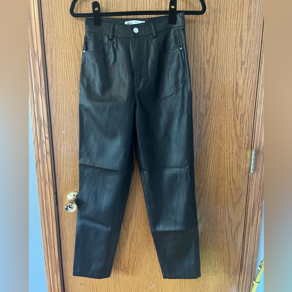 Zara Leather Pants
